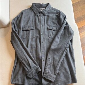 Barbour Charcoal Button-Up Shirt